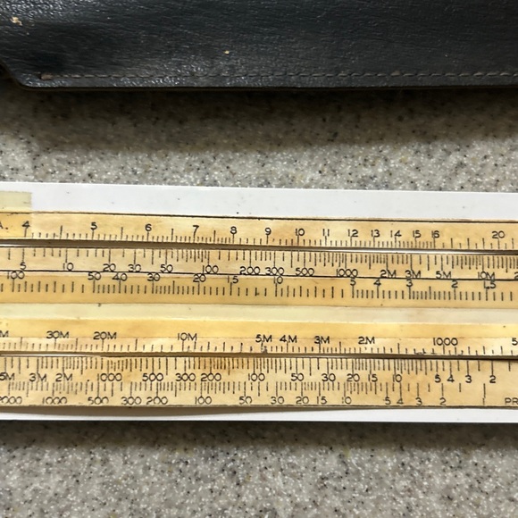 Vintage Pickett Trainer Model 120 Slide Rule & Leather Case - Picture 5 of 8
